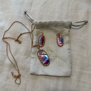 Kendra Scott Rose Gold Jewelry Set